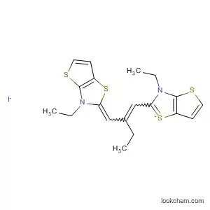 Molecular Structure of 72366-29-1 (Thieno[2,3-d]thiazolium,
3-ethyl-2-[2-[(3-ethylthieno[2,3-d]thiazol-2(3H)-ylidene)methyl]-1-butenyl]
-, iodide)