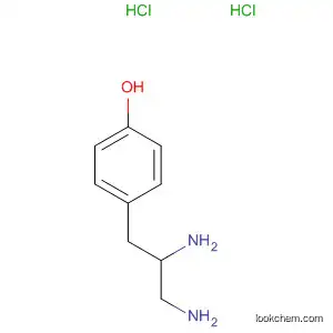 Molecular Structure of 72732-69-5 (Phenol, 4-(2,3-diaminopropyl)-, dihydrochloride)