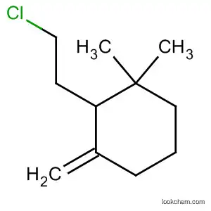 Molecular Structure of 72892-58-1 (Cyclohexane, 2-(2-chloroethyl)-1,1-dimethyl-3-methylene-)