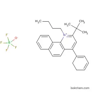 Molecular Structure of 73286-97-2 (Benzo[h]quinolinium,
1-butyl-2-(1,1-dimethylethyl)-5,6-dihydro-4-phenyl-, tetrafluoroborate(1-))