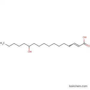 Molecular Structure of 74380-53-3 (Heptadecadienoic acid, 12-hydroxy-)