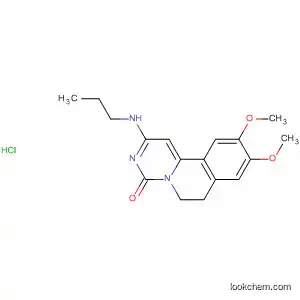 4H-Pyrimido[6,1-a]isoquinolin-4-one,
6,7-dihydro-9,10-dimethoxy-2-(propylamino)-, monohydrochloride