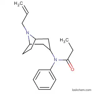 Molecular Structure of 76754-21-7 (Propanamide, N-phenyl-N-[8-(2-propenyl)-8-azabicyclo[3.2.1]oct-3-yl]-,
exo-)