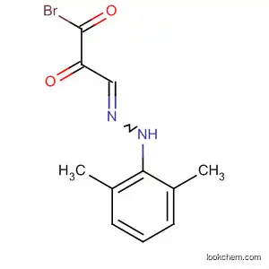 Molecular Structure of 77458-66-3 (Propanal, 3-bromo-2-oxo-, 1-[(2,6-dimethylphenyl)hydrazone])