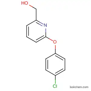 Molecular Structure of 77525-12-3 (2-Pyridinemethanol, 6-(4-chlorophenoxy)-)