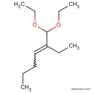 Molecular Structure of 77731-52-3 (3-Heptene, 3-(diethoxymethyl)-)
