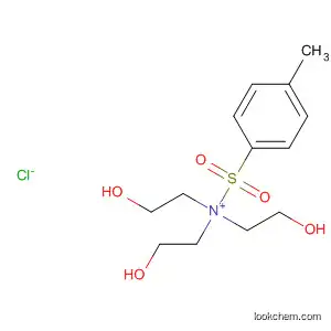 Molecular Structure of 77890-74-5 (Ethanaminium,
2-hydroxy-N,N-bis(2-hydroxyethyl)-N-[(4-methylphenyl)sulfonyl]-,
chloride)