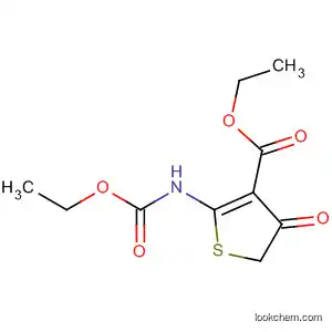 Molecular Structure of 78267-26-2 (3-Thiophenecarboxylic acid,
2-[(ethoxycarbonyl)amino]-4,5-dihydro-4-oxo-, ethyl ester)