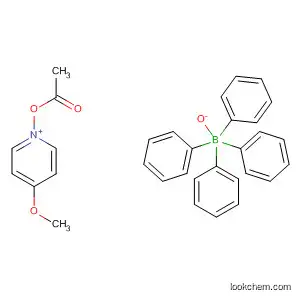 Molecular Structure of 78379-22-3 (Pyridinium, 1-(acetyloxy)-4-methoxy-, tetraphenylborate(1-))