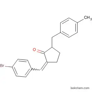 Molecular Structure of 78943-52-9 (Cyclopentanone,
2-[(4-bromophenyl)methylene]-5-[(4-methylphenyl)methyl]-)