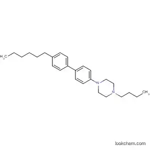 Molecular Structure of 79072-08-5 (Piperazine, 1-butyl-4-(4'-hexyl[1,1'-biphenyl]-4-yl)-)