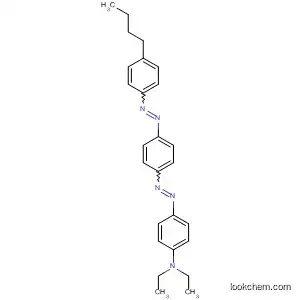 Molecular Structure of 79118-48-2 (Benzenamine, 4-[[4-[(4-butylphenyl)azo]phenyl]azo]-N,N-diethyl-)