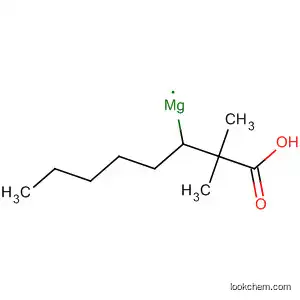 Molecular Structure of 79127-98-3 (Octanoic acid, 2,2-dimethyl-, magnesium salt)