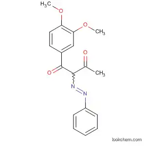 Molecular Structure of 79142-87-3 (1,3-Butanedione, 1-(3,4-dimethoxyphenyl)-2-(phenylazo)-)