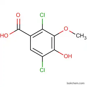 Molecular Structure of 79188-92-4 (Benzoic acid, dichloro-4-hydroxy-3-methoxy-)