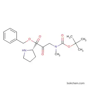 Molecular Structure of 79212-41-2 (L-Proline, 1-[N-[(1,1-dimethylethoxy)carbonyl]-N-methylglycyl]-,
phenylmethyl ester)