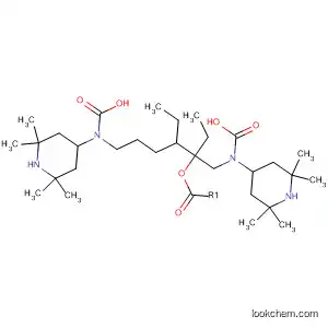 Molecular Structure of 79316-91-9 (Carbamic acid, 1,6-hexanediylbis[(2,2,6,6-tetramethyl-4-piperidinyl)-,
diethyl ester)