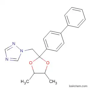 Molecular Structure of 79444-46-5 (1H-1,2,4-Triazole,
1-[(2-[1,1'-biphenyl]-4-yl-4,5-dimethyl-1,3-dioxolan-2-yl)methyl]-)