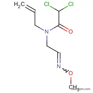 Molecular Structure of 79516-29-3 (Acetamide, 2,2-dichloro-N-[2-(methoxyimino)ethyl]-N-2-propenyl-)