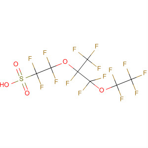 Ethanesulfonic acid,
2-[1-[difluoro(pentafluoroethoxy)methyl]-1,2,2,2-tetrafluoroethoxy]-1,1,2,
2-tetrafluoro-(80043-98-7)