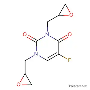 Molecular Structure of 80150-65-8 (2,4(1H,3H)-Pyrimidinedione, 5-fluoro-1,3-bis(oxiranylmethyl)-)