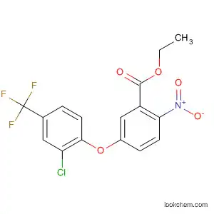 Molecular Structure of 80175-62-8 (Benzoic acid, 5-[2-chloro-4-(trifluoromethyl)phenoxy]-2-nitro-,
1,2-ethanediyl ester)