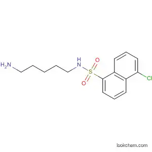 Molecular Structure of 80467-74-9 (1-Naphthalenesulfonamide, N-(5-aminopentyl)-5-chloro-)