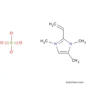 Molecular Structure of 80512-71-6 (1H-Imidazolium, 2-ethenyl-1,3-dimethyl-, methyl sulfate)