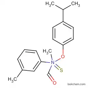 Molecular Structure of 80617-95-4 (Carbamothioic acid, methyl(3-methylphenyl)-,
O-[4-(1-methylethyl)phenyl] ester)