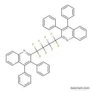 Quinoline,
2,2'-(1,1,2,2,3,3,4,4-octafluoro-1,4-butanediyl)bis[3,4-diphenyl-