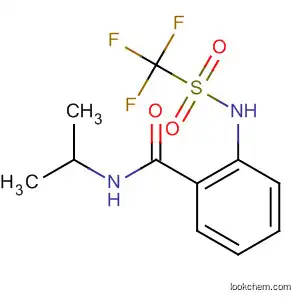 Molecular Structure of 80798-86-3 (Benzamide, N-(1-methylethyl)-2-[[(trifluoromethyl)sulfonyl]amino]-)