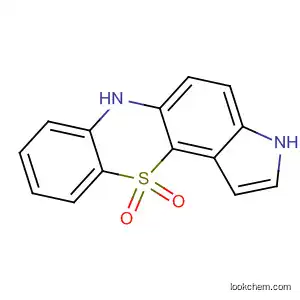 Molecular Structure of 80862-05-1 (Pyrrolo[2,3-c]phenothiazine, 3,6-dihydro-, 11,11-dioxide)