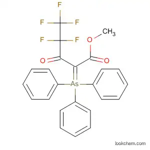 Pentanoic acid,
4,4,5,5,5-pentafluoro-3-oxo-2-(triphenylarsoranylidene)-, methyl ester