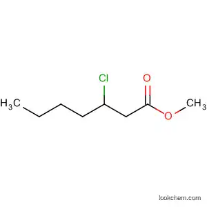 Molecular Structure of 817-84-5 (Heptanoic acid, 3-chloro-, methyl ester)