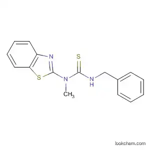 Molecular Structure of 82214-50-4 (Thiourea, N-2-benzothiazolyl-N-methyl-N'-(phenylmethyl)-)