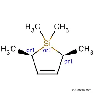 Molecular Structure of 83654-22-2 (Silacyclopent-3-ene, 1,1,2,5-tetramethyl-, cis-)