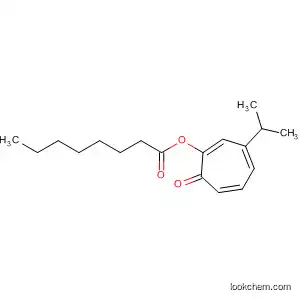 Molecular Structure of 83671-10-7 (Octanoic acid, 3-(1-methylethyl)-7-oxo-1,3,5-cycloheptatrien-1-yl ester)