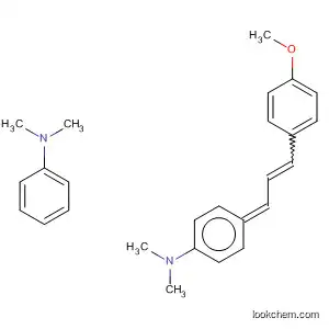 Molecular Structure of 84219-18-1 (Benzenamine,
4,4'-[3-(4-methoxyphenyl)-2-propenylidene]bis[N,N-dimethyl-)