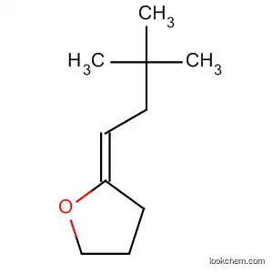 Molecular Structure of 84254-02-4 (Furan, 2-(3,3-dimethylbutylidene)tetrahydro-, (E)-)
