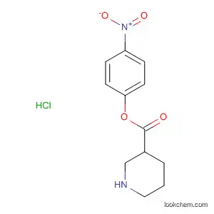 Molecular Structure of 84358-20-3 (3-Piperidinecarboxylic acid, 4-nitrophenyl ester, monohydrochloride)