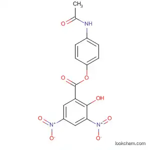 Benzoic acid, 2-hydroxy-3,5-dinitro-, 4-(acetylamino)phenyl ester