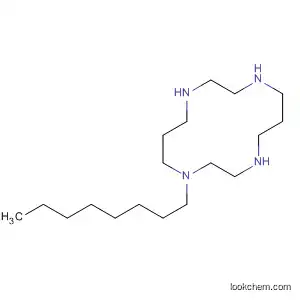 Molecular Structure of 85933-53-5 (1,4,8,11-Tetraazacyclotetradecane, 1-octyl-)