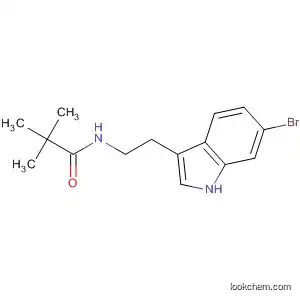 Molecular Structure of 86626-36-0 (Propanamide, N-[2-(6-bromo-1H-indol-3-yl)ethyl]-2,2-dimethyl-)