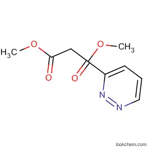 Molecular Structure of 86761-87-7 (Propanedioic acid, 3-pyridazinyl-, dimethyl ester)