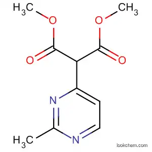Molecular Structure of 86761-93-5 (Propanedioic acid, (2-methyl-4-pyrimidinyl)-, dimethyl ester)
