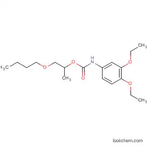 Molecular Structure of 87130-54-9 (Carbamic acid, (3,4-diethoxyphenyl)-, 2-butoxy-1-methylethyl ester)