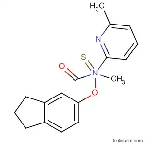 Molecular Structure of 88678-22-2 (Carbamothioic acid, methyl(6-methyl-2-pyridinyl)-,
O-(2,3-dihydro-1H-inden-5-yl) ester)