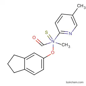 Molecular Structure of 88678-24-4 (Carbamothioic acid, methyl(5-methyl-2-pyridinyl)-,
O-(2,3-dihydro-1H-inden-5-yl) ester)