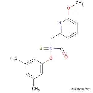 Molecular Structure of 88678-98-2 (Carbamothioic acid, (6-methoxy-2-pyridinyl)methyl-,
O-(3,5-dimethylphenyl) ester)