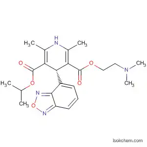 Molecular Structure of 88977-23-5 (3,5-Pyridinedicarboxylic acid,
4-(2,1,3-benzoxadiazol-4-yl)-1,4-dihydro-2,6-dimethyl-,
2-(dimethylamino)ethyl 1-methylethyl ester, (S)-)